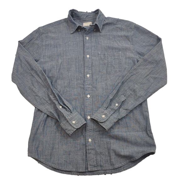 J Crew Crewcuts Denim Style Button Up, Size Kids 16 - Picture 1 of 9